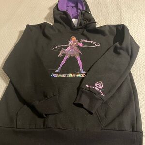 Forever 21 Black and Purple Hoodie